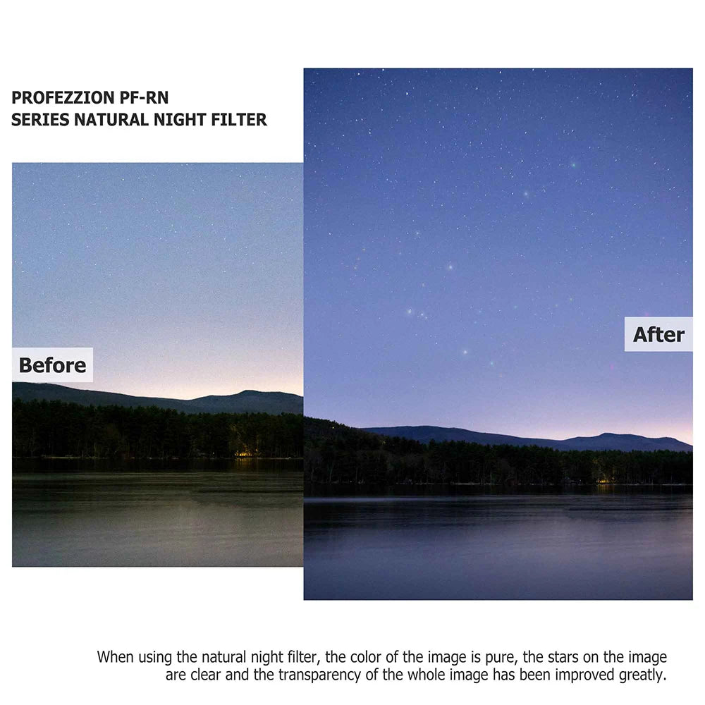 Clear Night Filter - Natural Night Light Pollution Filter