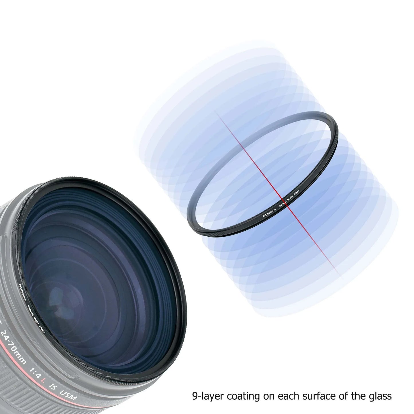 Clear Night Filter - Natural Night Light Pollution Filter