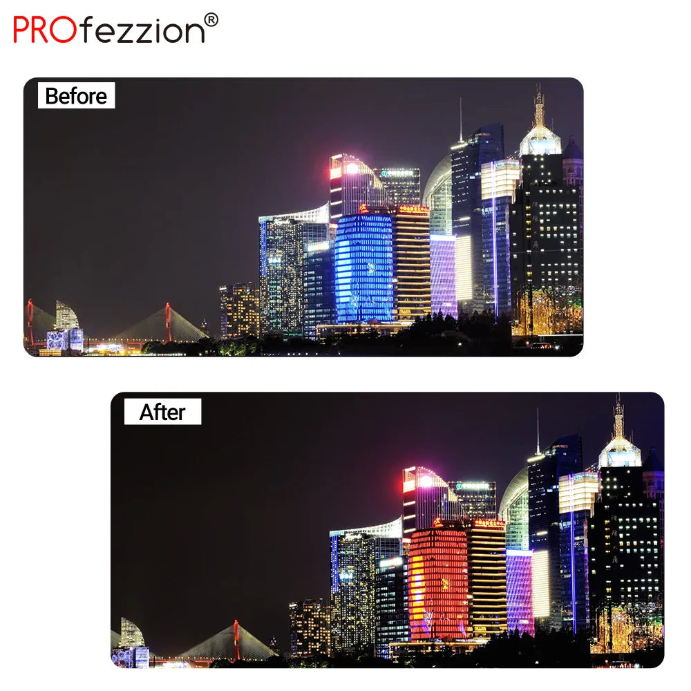 Clear Night Filter - Natural Night Light Pollution Filter