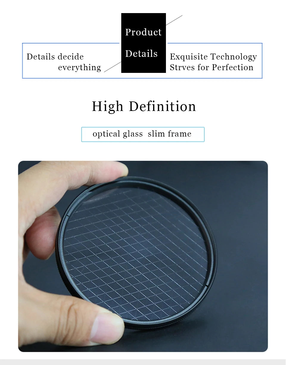 Star Filter DSLR Camera Lens 37mm 40.5mm 49mm 52mm 55mm 62mm 67mm 72mm 77mm 82mm Canon Nikon Sony