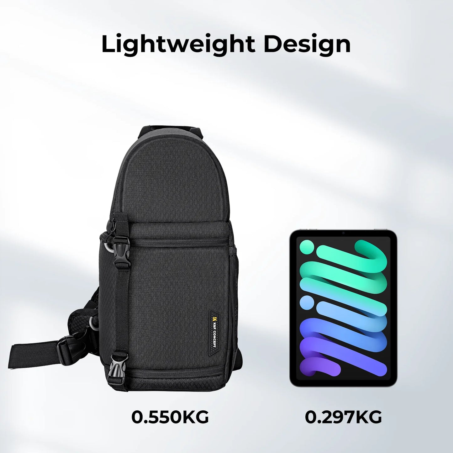 K&F Concept Portable Single Shoulder DSLR Camera Lens Bagb