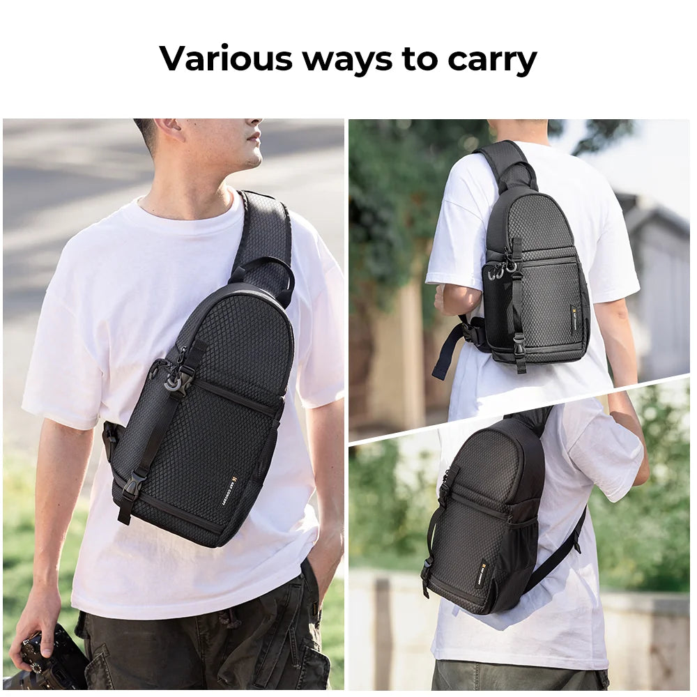 K&F Concept Portable Single Shoulder DSLR Camera Lens Bagb