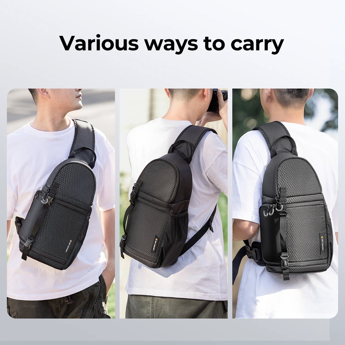 K&F Concept Portable Single Shoulder DSLR Camera Lens Bagb