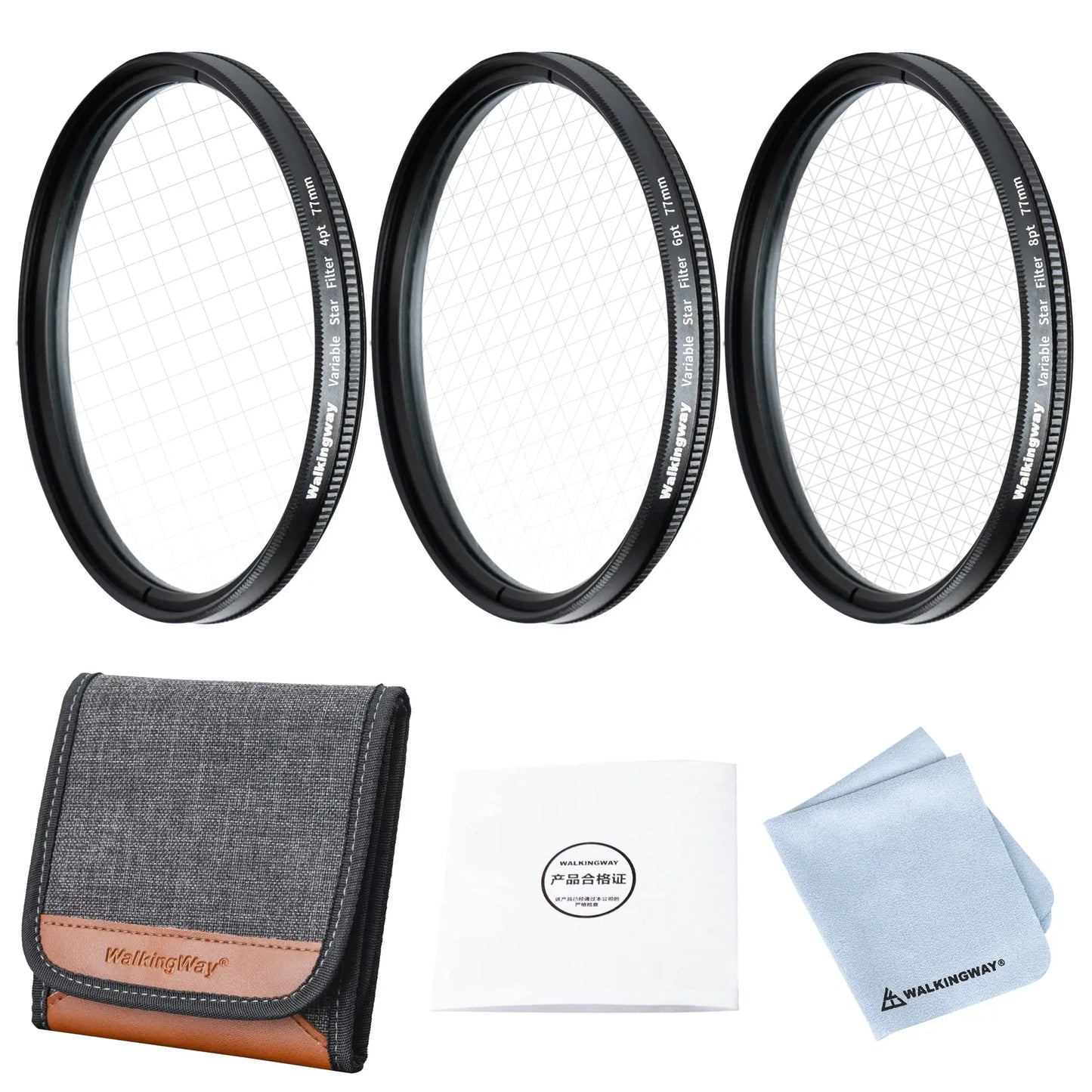 Star Filter DSLR Camera Lens 37mm 40.5mm 49mm 52mm 55mm 62mm 67mm 72mm 77mm 82mm Canon Nikon Sony