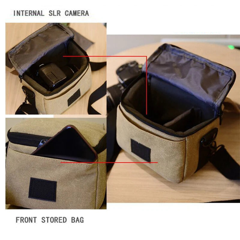 Camera Bag Case for Canon EOS M10 M6 M5 SX60 SX50 SX30 SX510 1100D 1200D 1300D 450D 500D 600D 550D