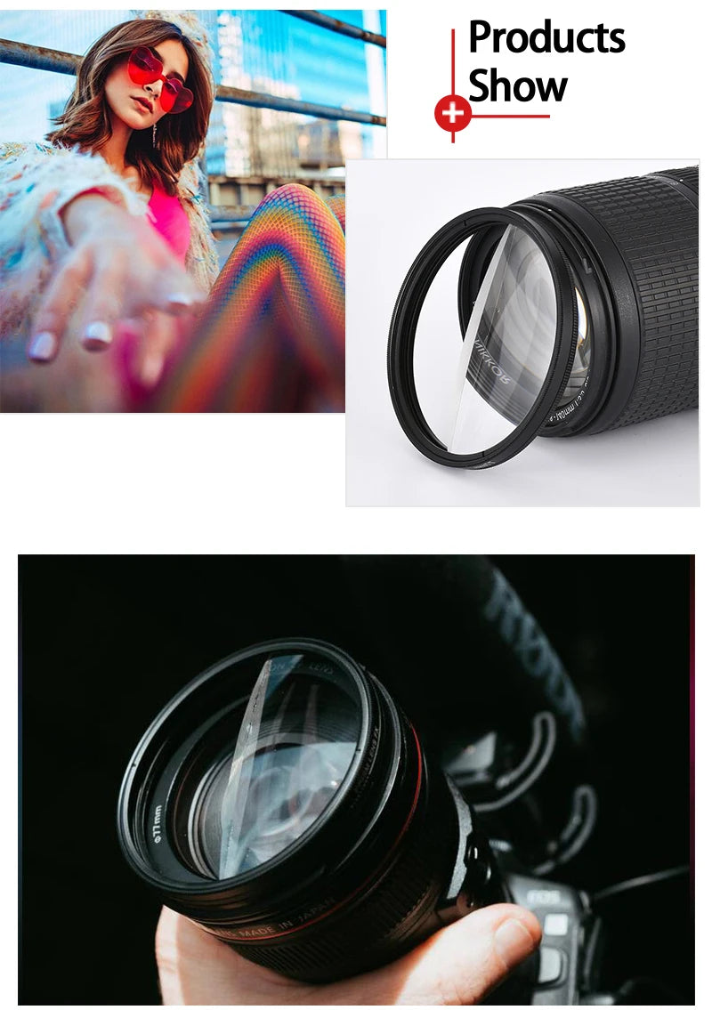 SFX Prism Camera Filter Blur Effect 67mm 72mm 77mm 82mm
