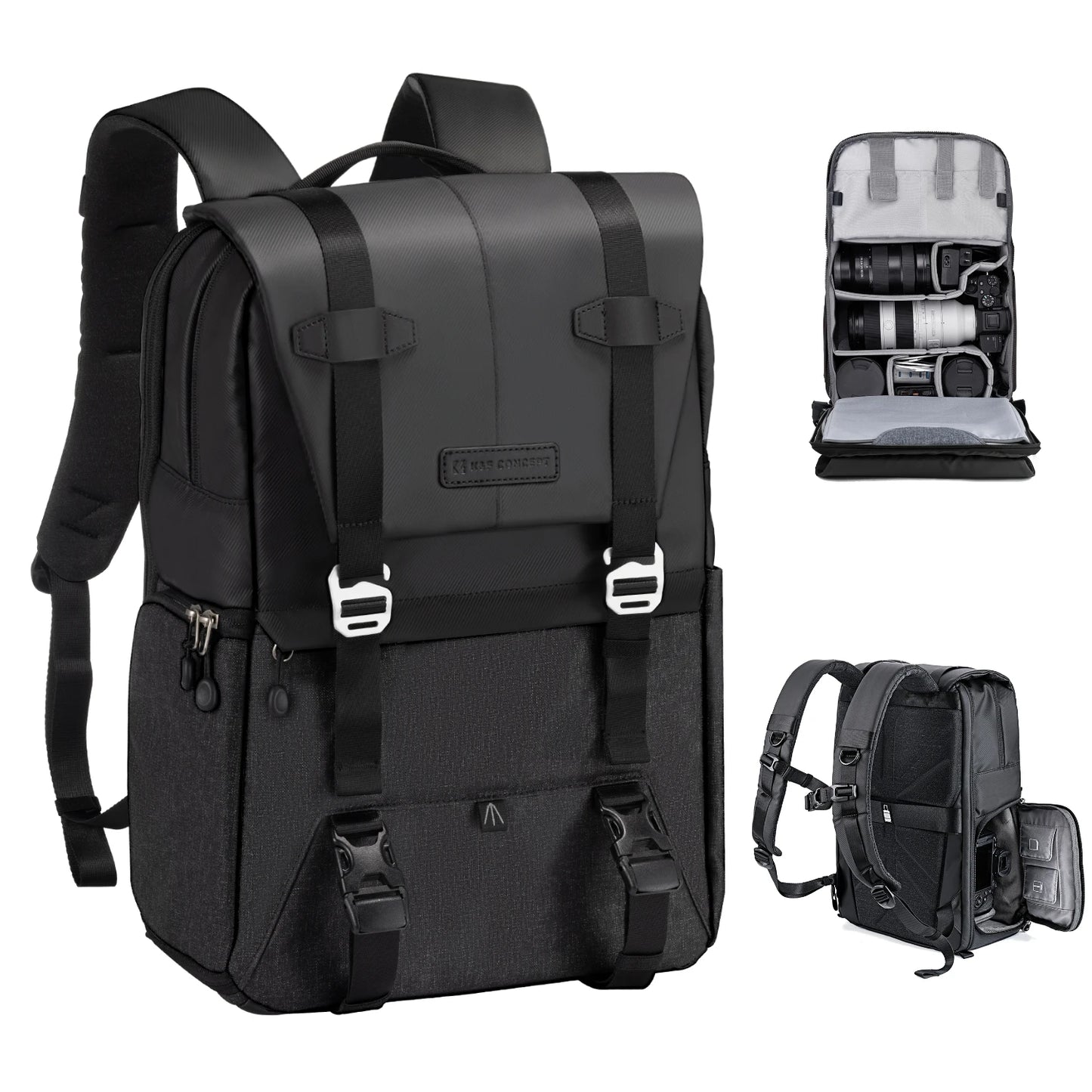 K&F Concept Rain Cover Camera Backpack for Outdoor Travel Photography