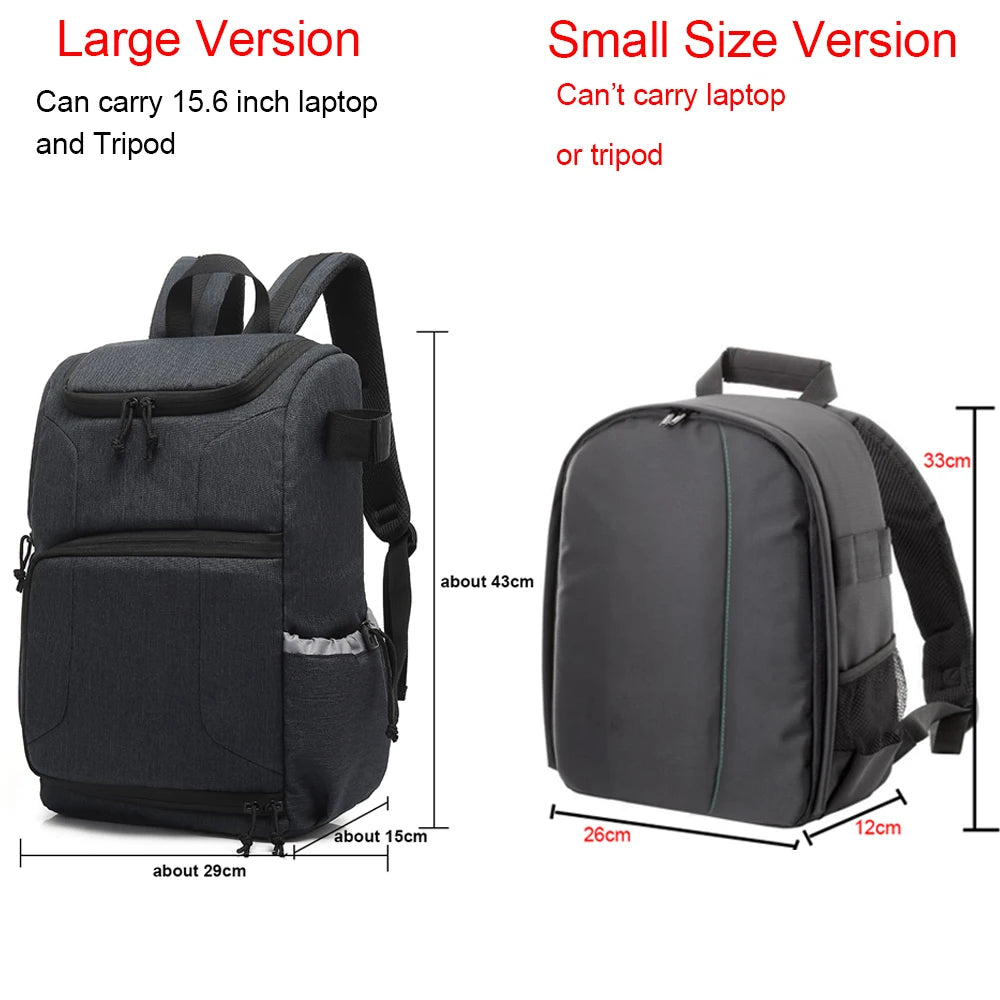 Waterproof Portable Camera Bag Backpack Canon Nikon Sony