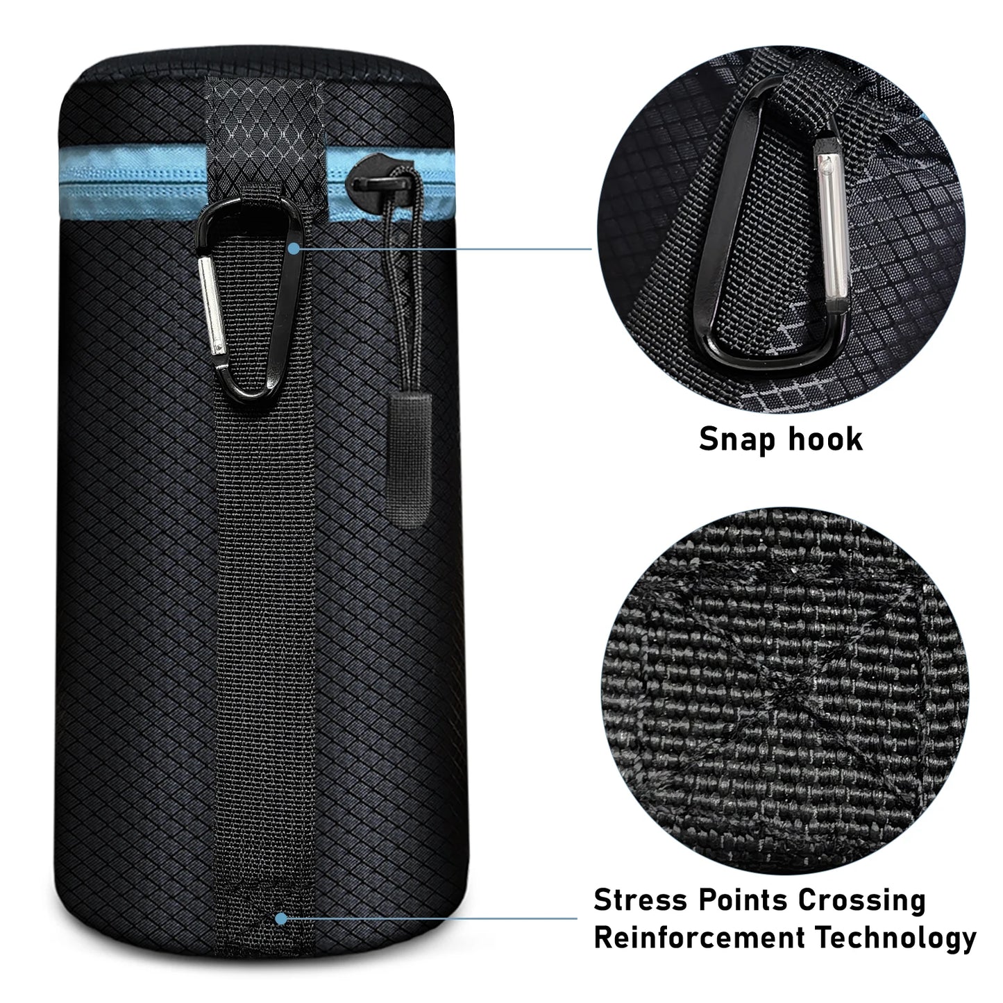 Camera Lens Portable Polyester Carry Bag Case