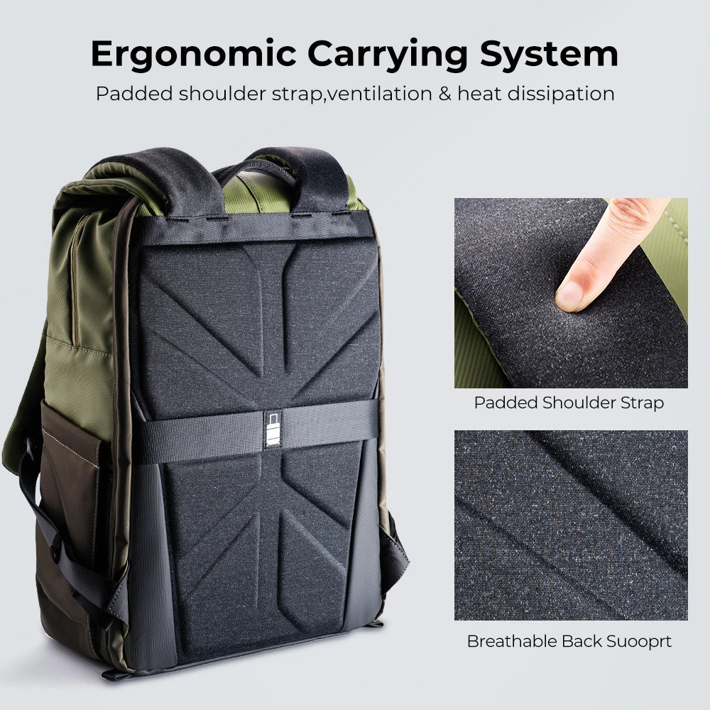 K&F Concept Rain Cover Camera Backpack for Outdoor Travel Photography