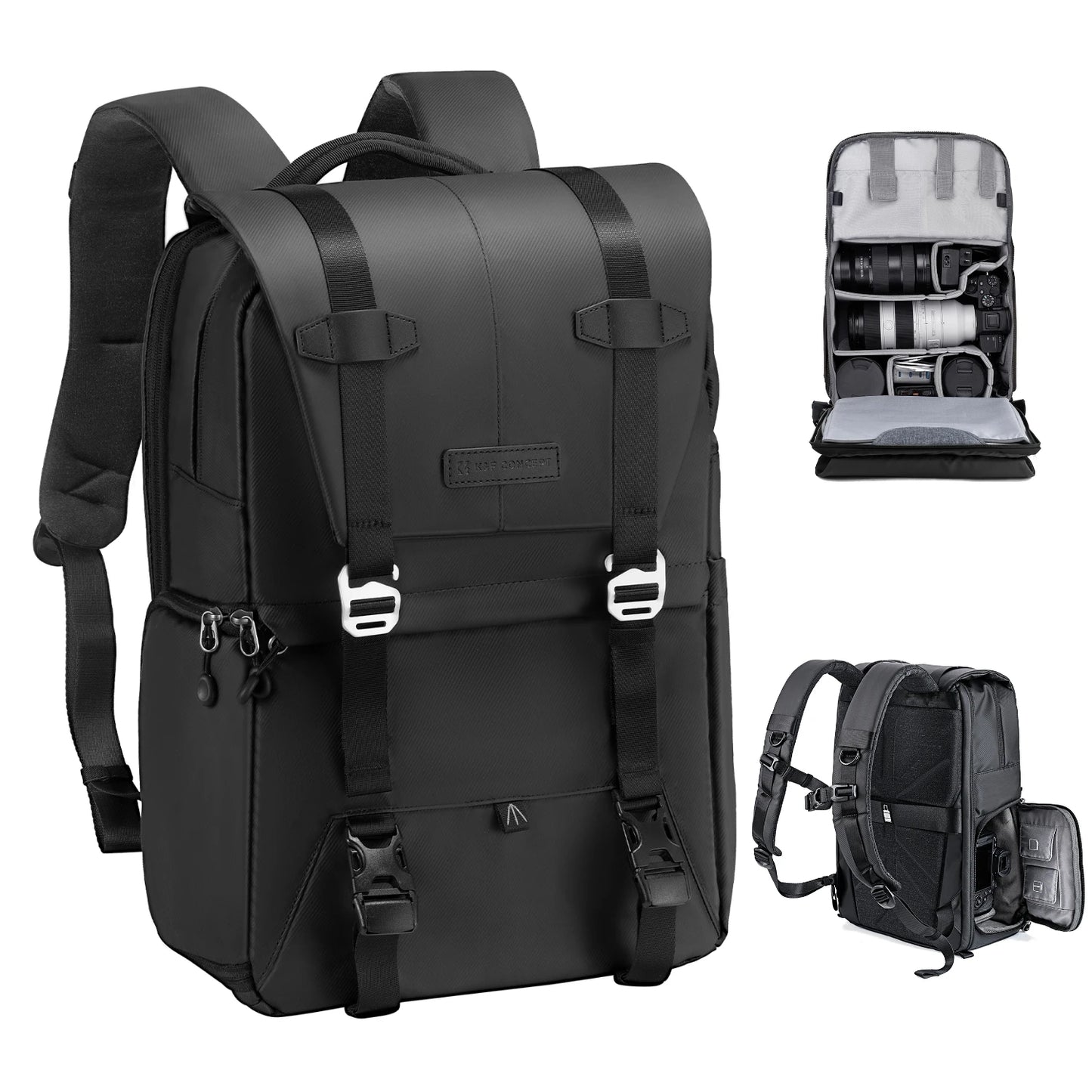 K&F Concept Rain Cover Camera Backpack for Outdoor Travel Photography