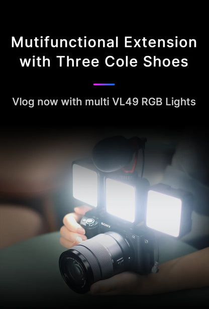 Full Color RGB LED Camera Video Light