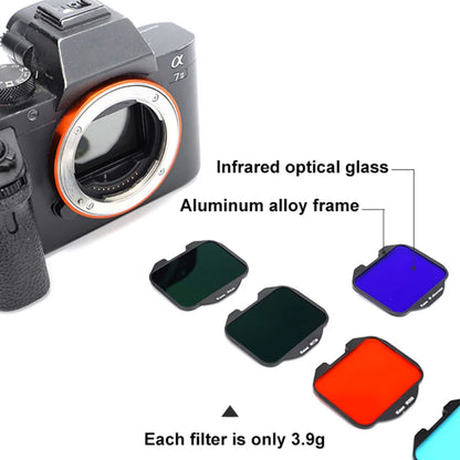 Kase Clip-in Infrared Filter for Sony Alpha Mirrorless Camera ( Ultraviolet / IR Original / IR 590 / IR 665 / IR 720 / IR 830 )