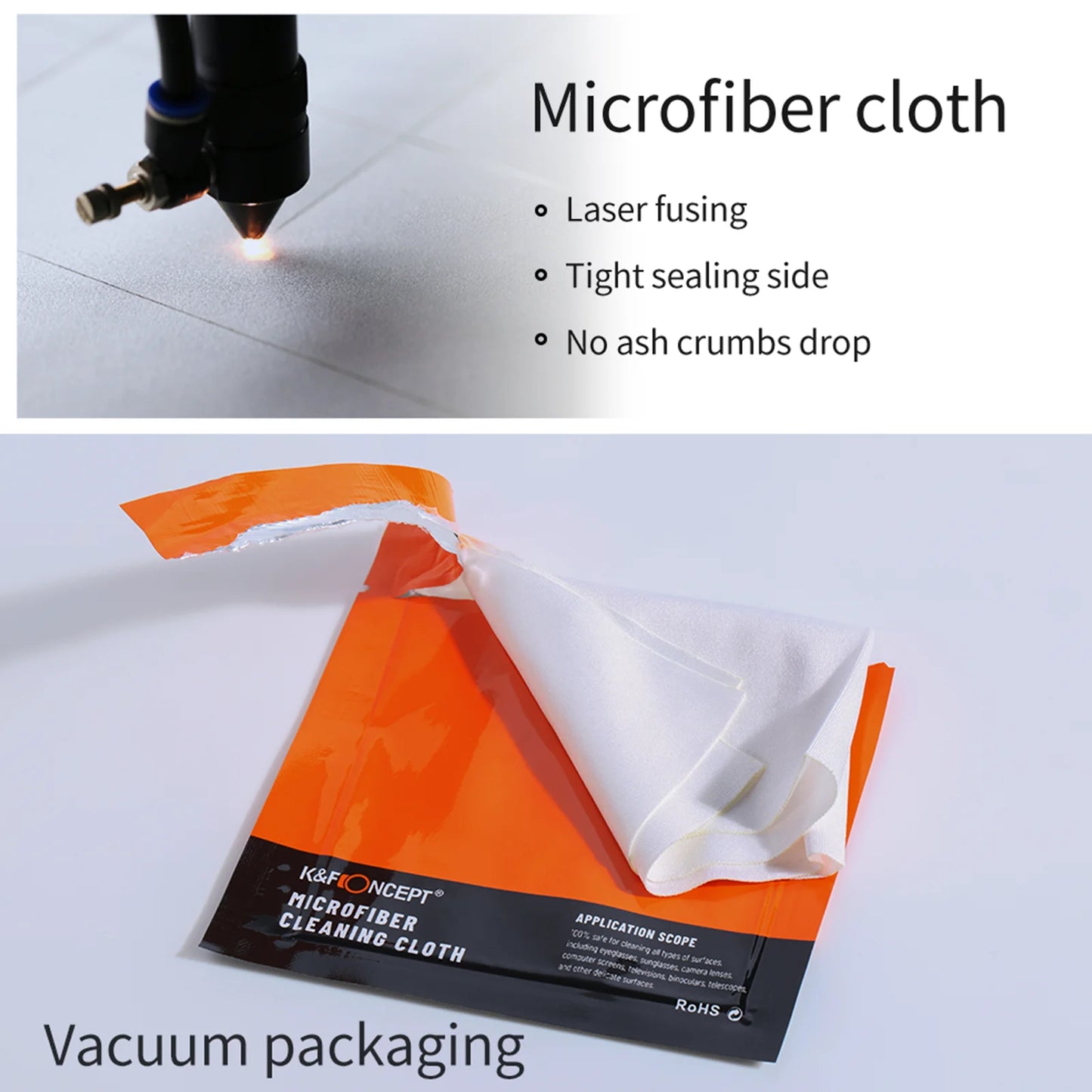 K&F Concept Microfiber Cleaning Cloths for Camera Lens