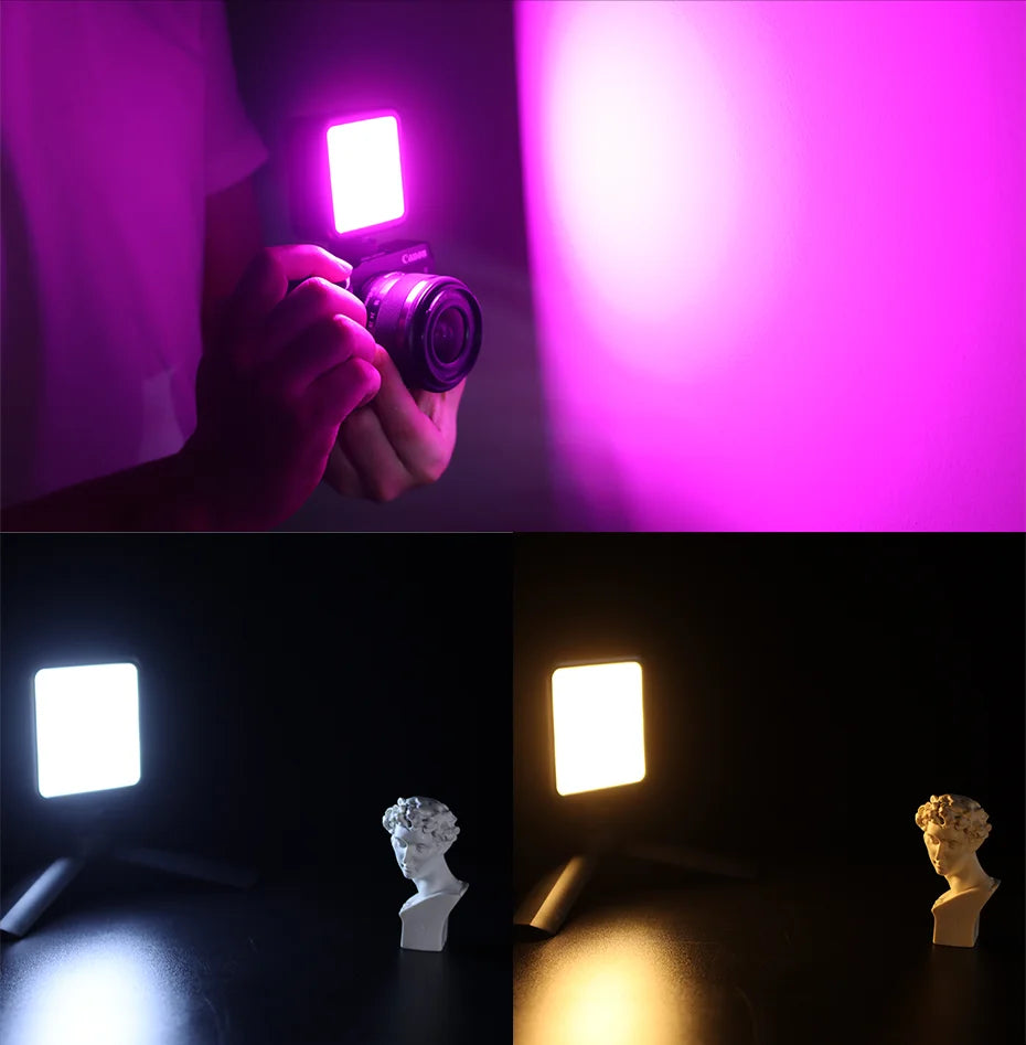 Full Color RGB LED Camera Video Light