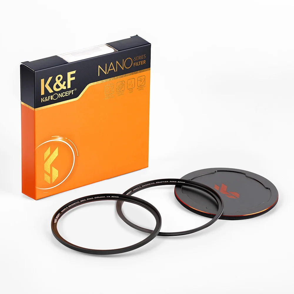 K&F Concept Magnetic Black Mist Diffusion 1/4 1/8 Camera Lens Filter