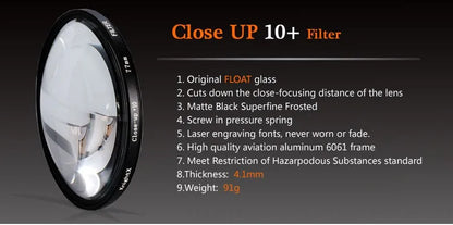 Macro Close Up 10+ Lens Filter For Canon Nikon Sony DSLR Camera