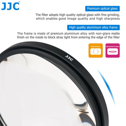 JJC Macro Close Up Lens Filter Kit with Filter Pouch