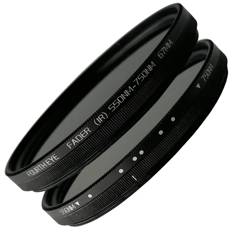 Adjustable IR (Infrared) Camera Lens Filter