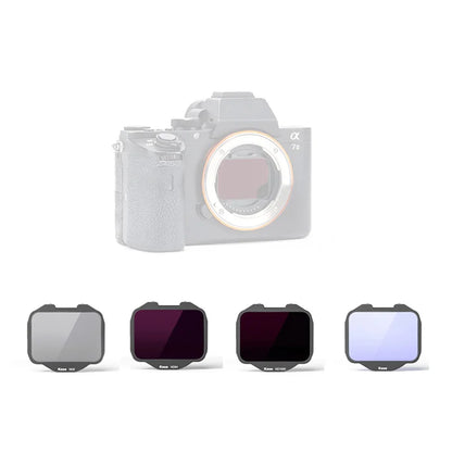 Kase Clip-in Filter 4 in 1 Kit for Sony Alpha Camera ND / MCUV / Dream / Neutral Night