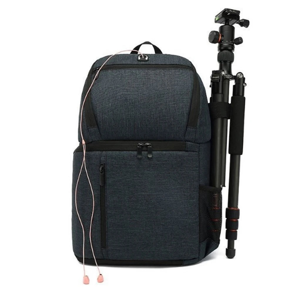 Waterproof DSLR Camera Bag Backpack With Charging Earphone Hole