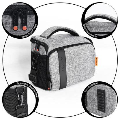 DSLR Video Camera Lens Shoulder Bag For Sony Canon Nikon Fujifilm