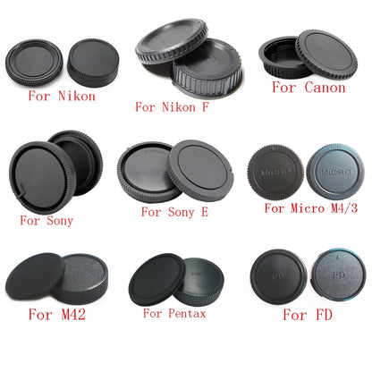 Camera Body Rear Lens Cap for Canon Nikon Sony NEX Pentax Olympus Micro Panasonic M42 FD