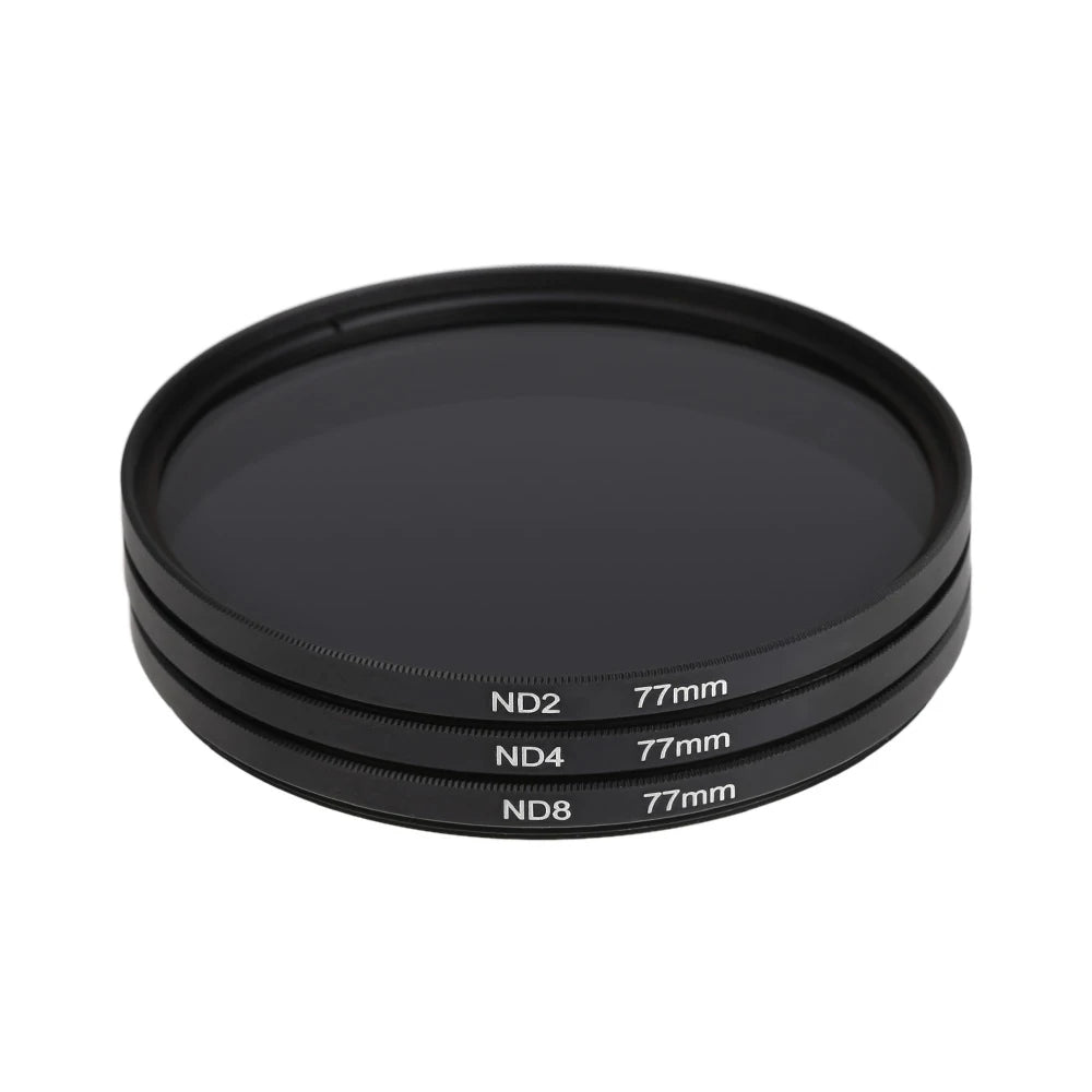 ND Lens Filter ND2 ND4 ND8 ND16 ND32 ND64 Canon Nikon Sony Camera