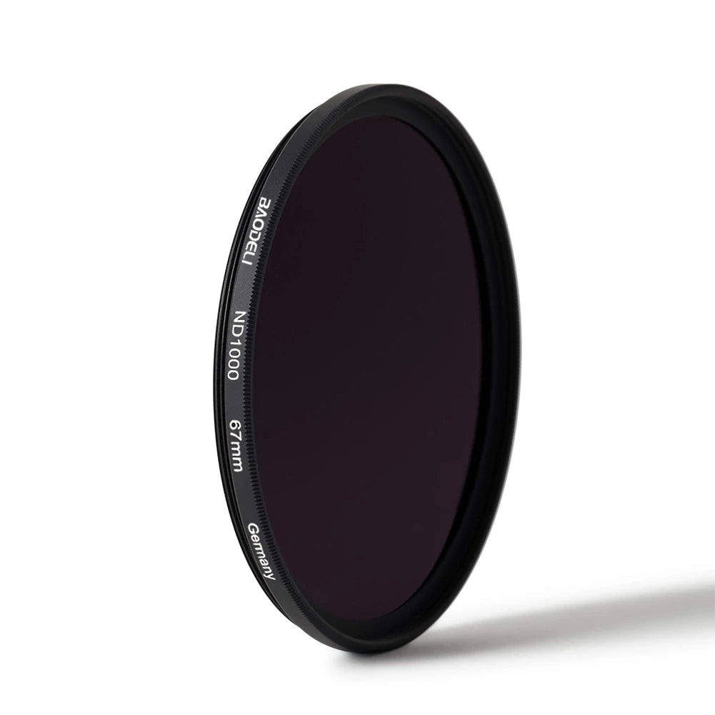 ND Filter ND64 ND1000 49mm 52mm 55mm 58mm 62mm 67mm 72mm 77mm 82mm For Canon Nikon Sony Camera Lens Filter