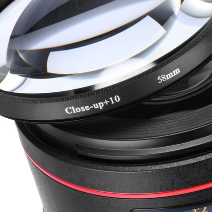 Close Up Macro Filter (+1 +2 +4 +8 +10) for Canon Nikon Sony DSLR Camera Lens