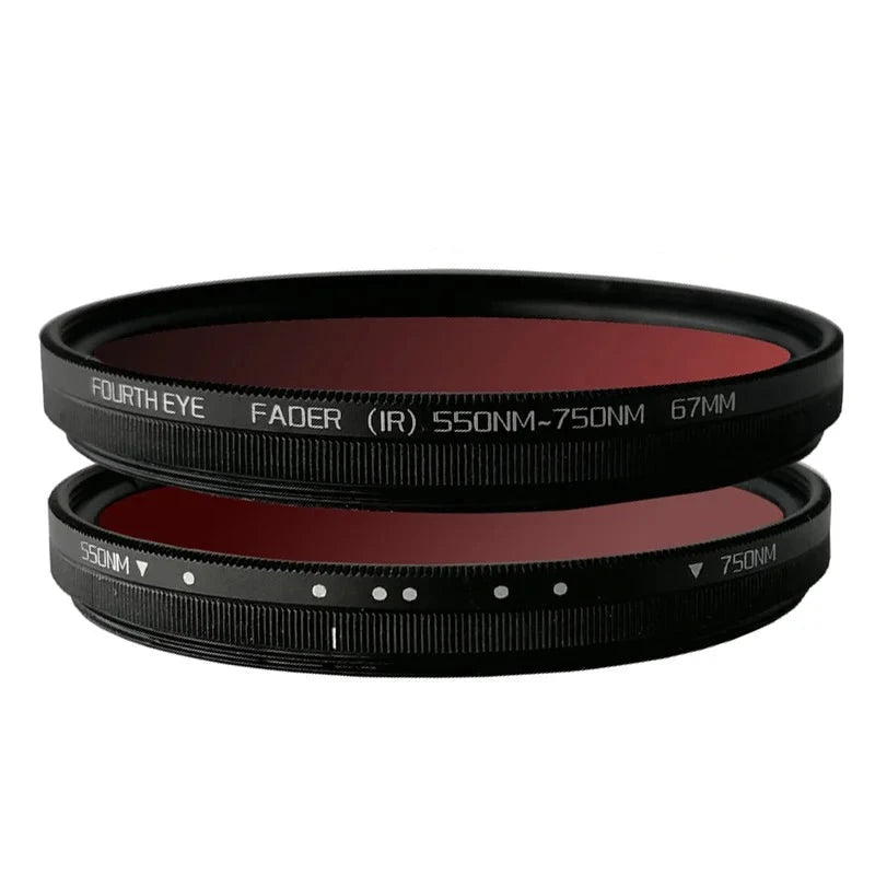 Adjustable IR (Infrared) Camera Lens Filter