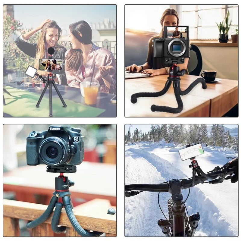 Flexible Octopus Portable Tripod For Phone DSLR Camera