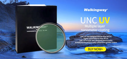 Walkingway UV Lens Filter for Canon Sony Nikon