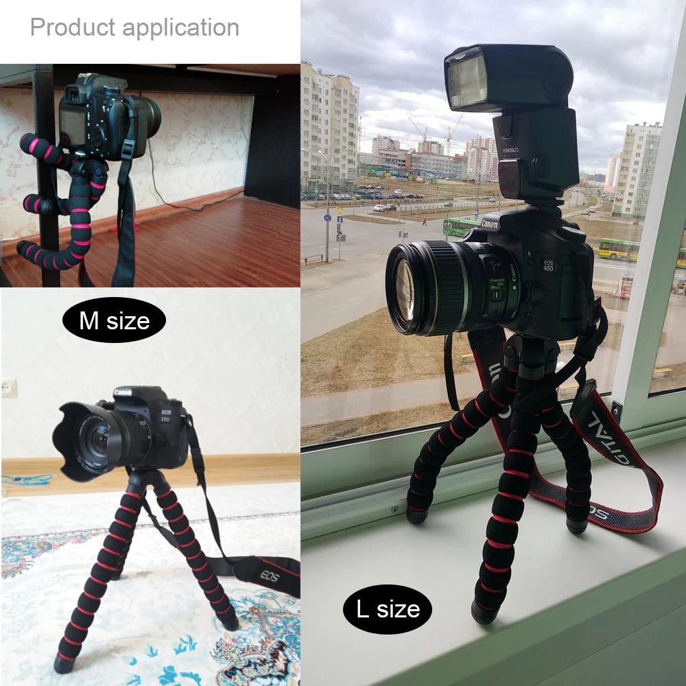 Flexible Tripod Stand for DSLR Cameras