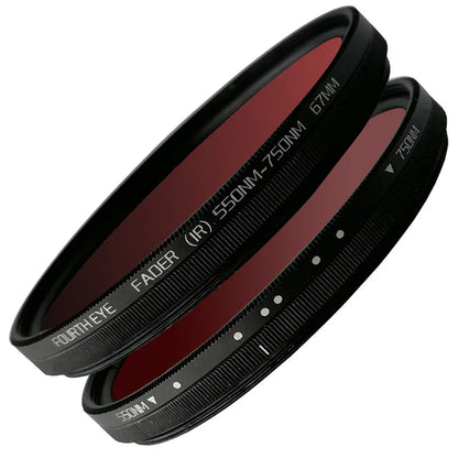 Adjustable IR (Infrared) Camera Lens Filter