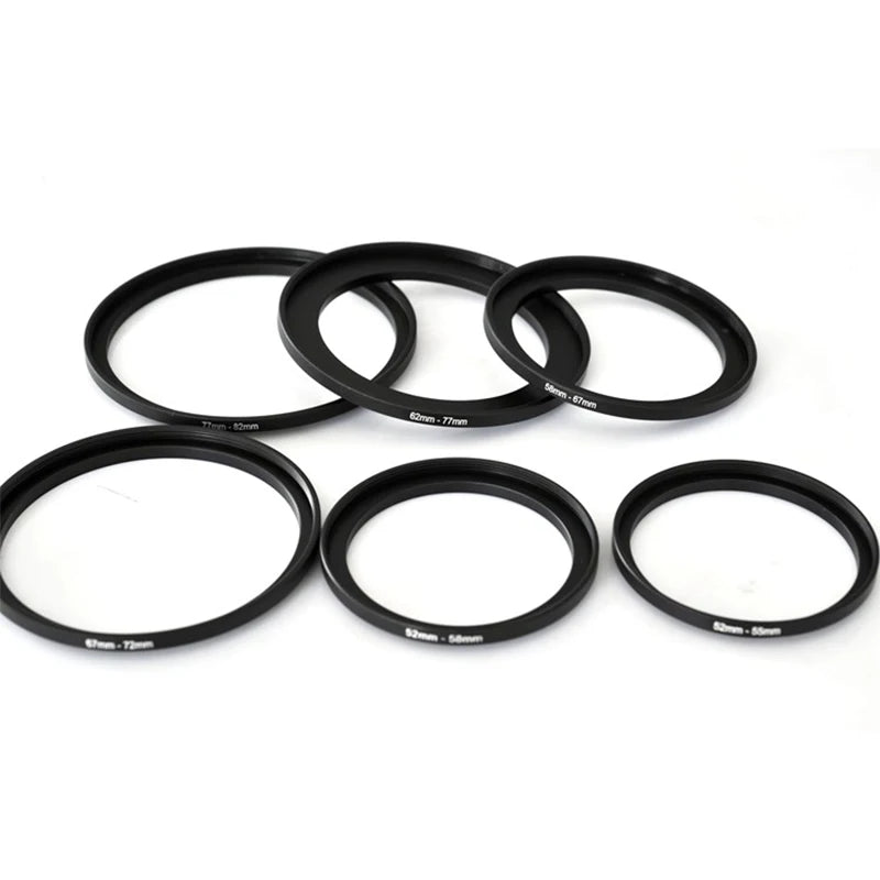 Camera Lens Filter Step Up / Down Adapter Ring Set