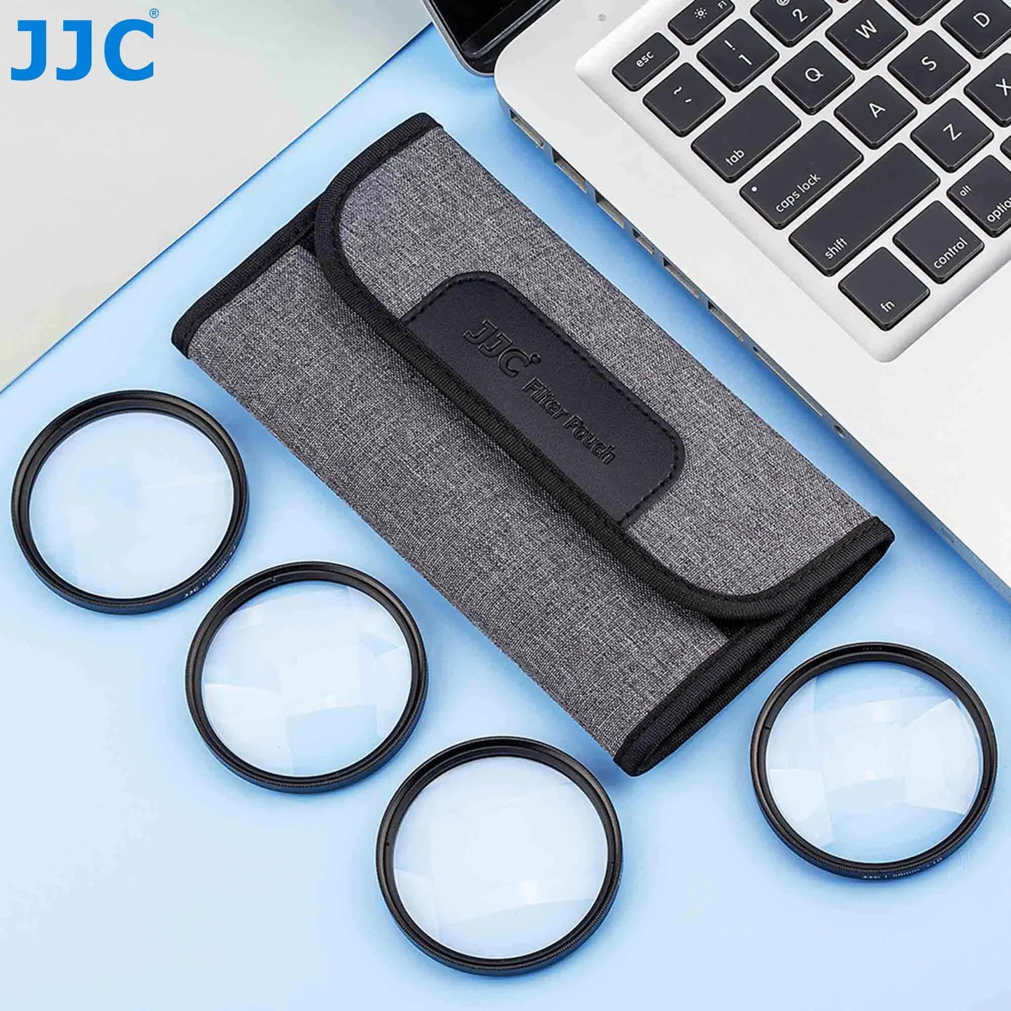 JJC Macro Close Up Lens Filter Kit with Filter Pouch