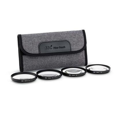 JJC Macro Close Up Lens Filter Kit with Filter Pouch