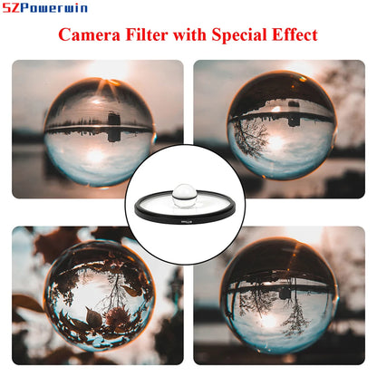 DSLR Camera Prism Crystal Glass Lens Filter 77mm