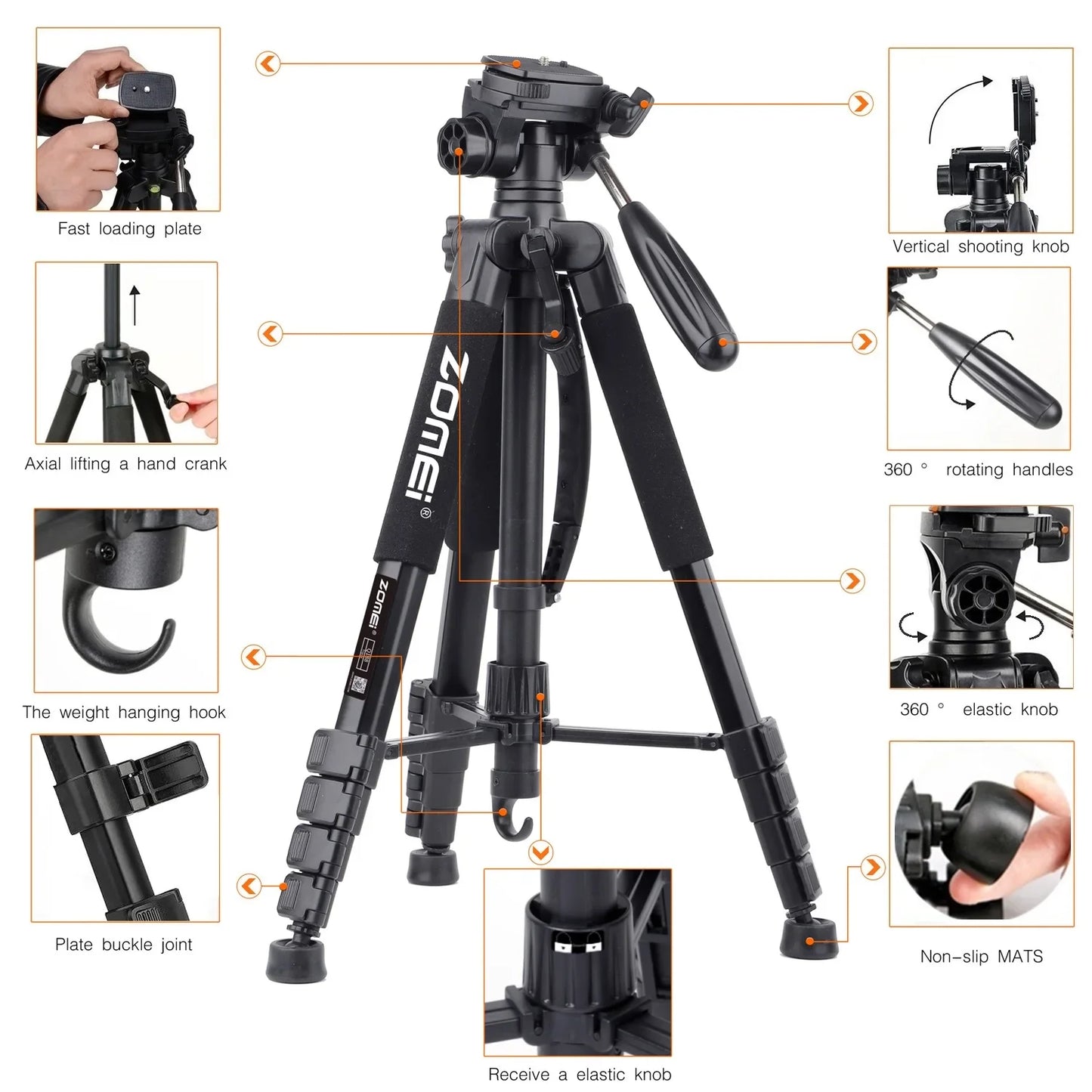 Zomei Tripod Stand for Professional Camera