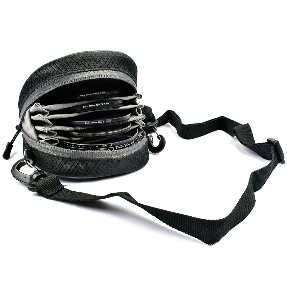 Camera Lens Filter Bag Shoulder Pouch Case