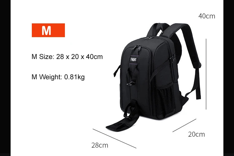 Big Capacity Photography DSLR Camera Backpack Bag