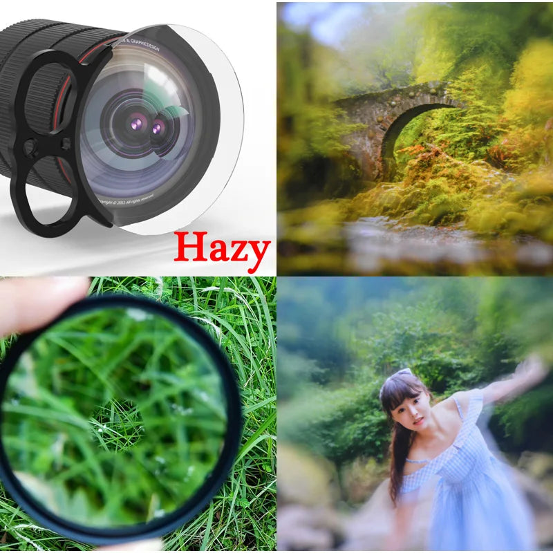 Swirl Prism Special Effects Lens Filter for DSLR Camera Smartphone