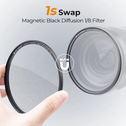 K&F Concept Magnetic Black Mist Diffusion 1/4 1/8 Camera Lens Filter