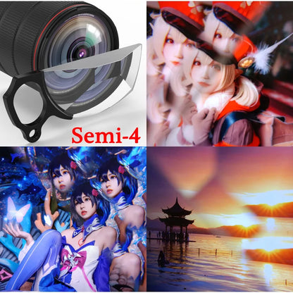 Swirl Prism Special Effects Lens Filter for DSLR Camera Smartphone