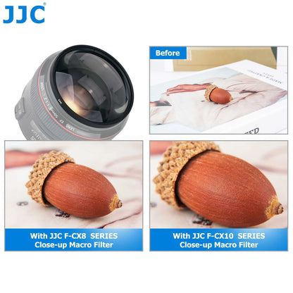 JJC Macro Close Up Lens Filter Kit with Filter Pouch