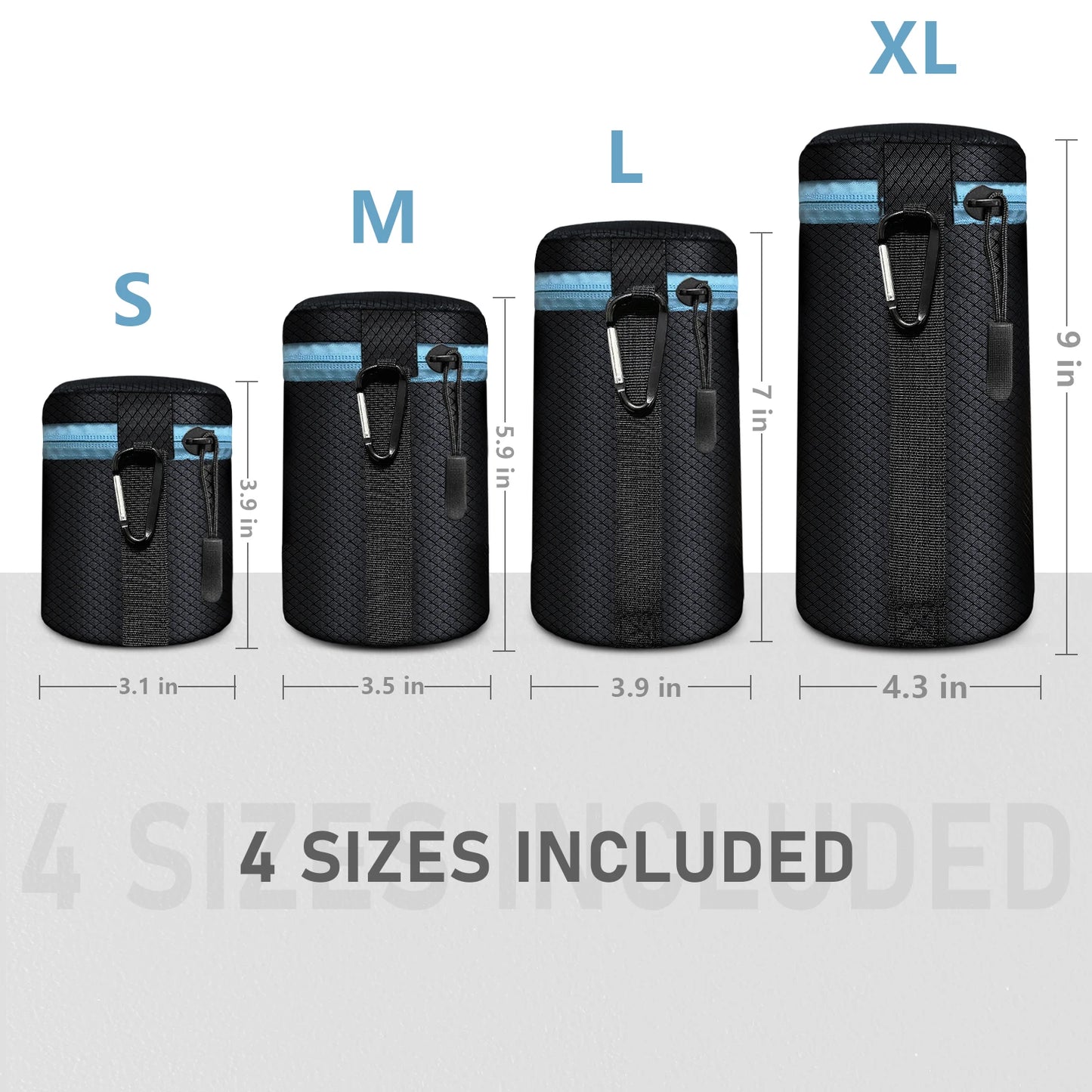 Camera Lens Portable Polyester Carry Bag Case