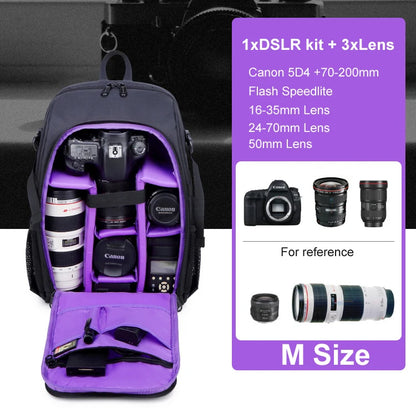 Big Capacity Photography DSLR Camera Backpack Bag