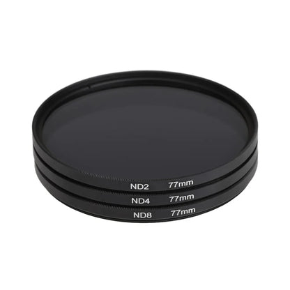 ND Lens Filter ND2 ND4 ND8 ND16 ND32 ND64 Canon Nikon Sony Camera