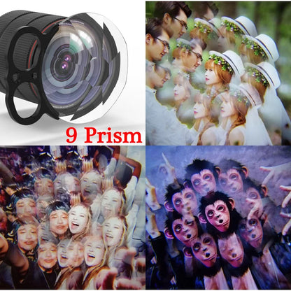 Swirl Prism Special Effects Lens Filter for DSLR Camera Smartphone